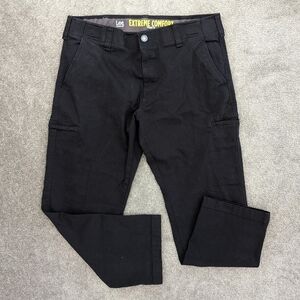 LEE performance series extreme comfort straight fit black jeans waist 36 x 29